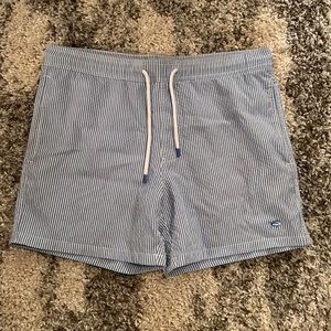 Men’s Southern Tide Seersucker Swim Trunks
